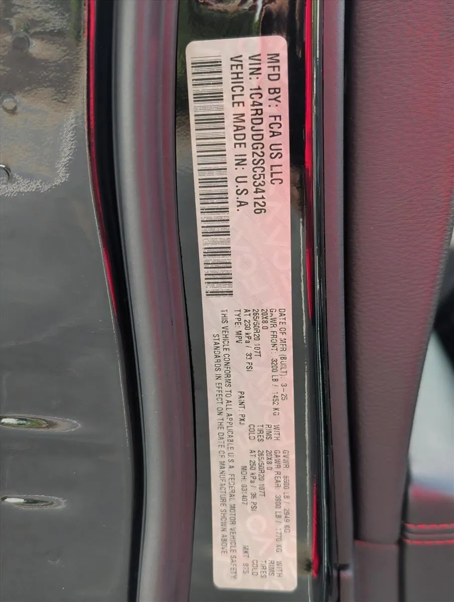 2025 Dodge Durango GT thumbnail 26