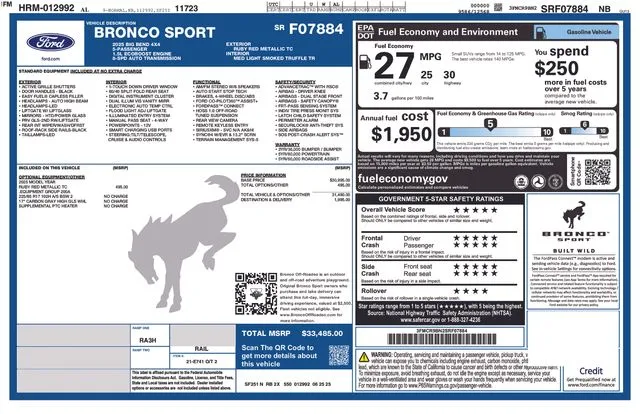 2025 Ford Bronco Sport Big Bend thumbnail 27