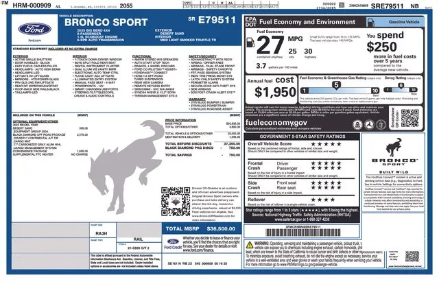 2025 Ford Bronco Sport Big Bend thumbnail 27