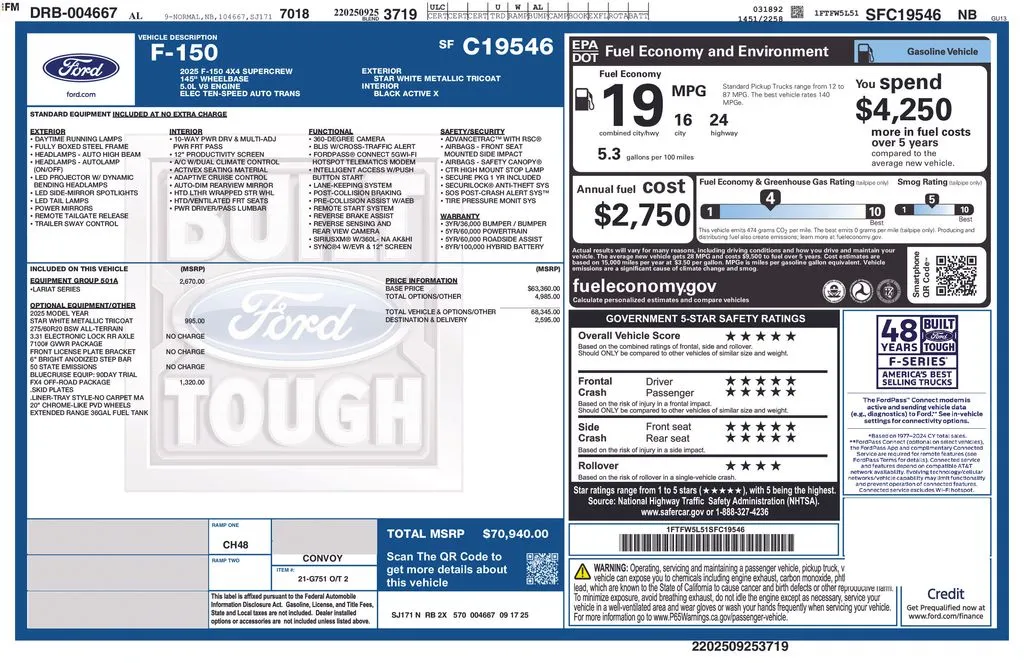 2025 Ford F-150 Lariat thumbnail 27