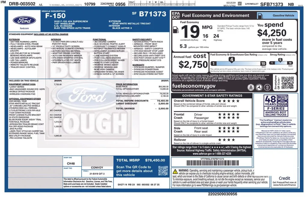 2025 Ford F-150 Lariat thumbnail 7