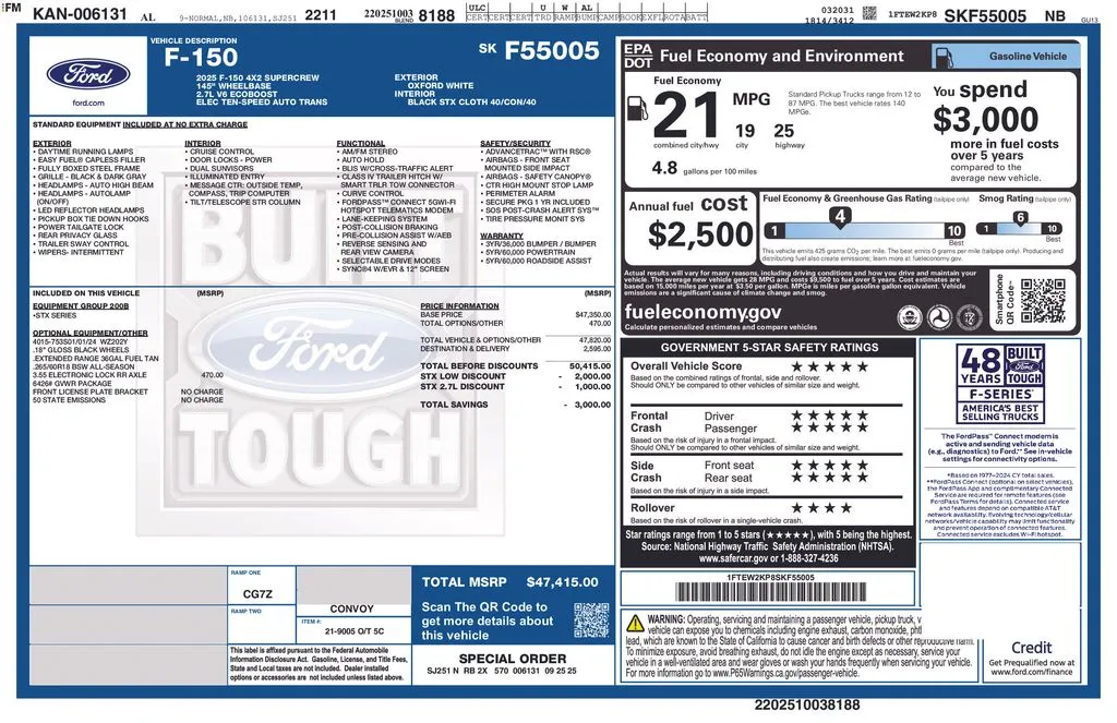 2025 Ford F-150 STX thumbnail 25