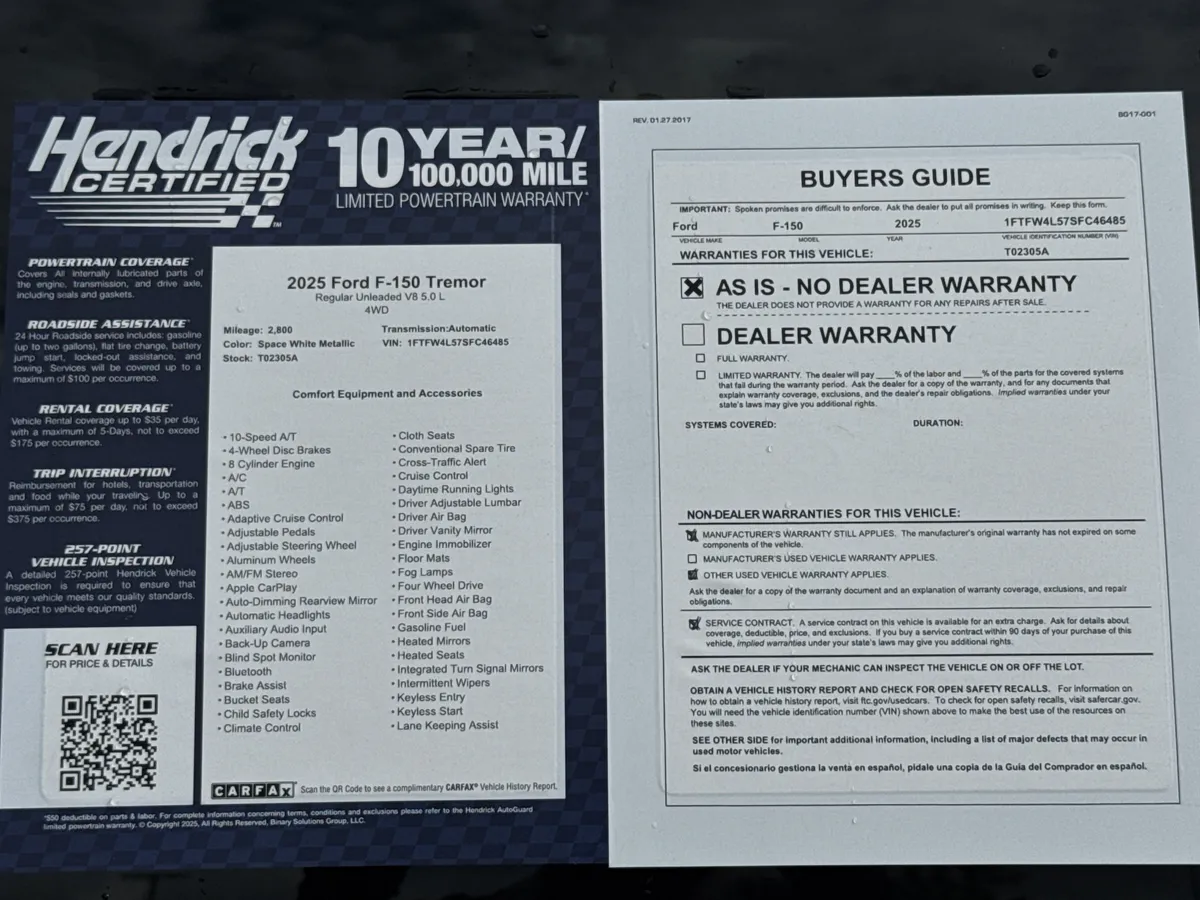 2025 Ford F-150 Tremor thumbnail 35