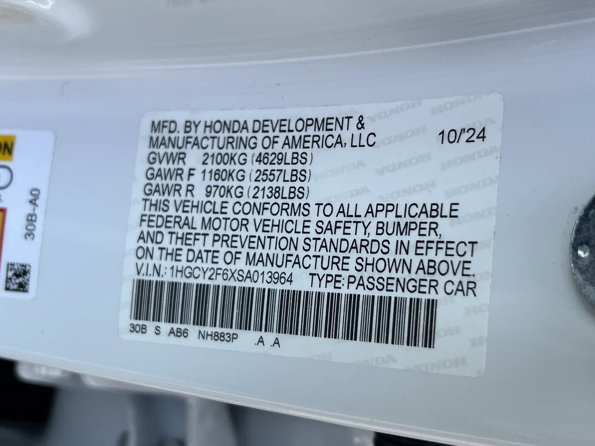 2025 Honda Accord Hybrid EX-L thumbnail 35
