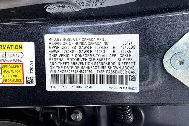 2025 Honda Civic Sport thumbnail 16