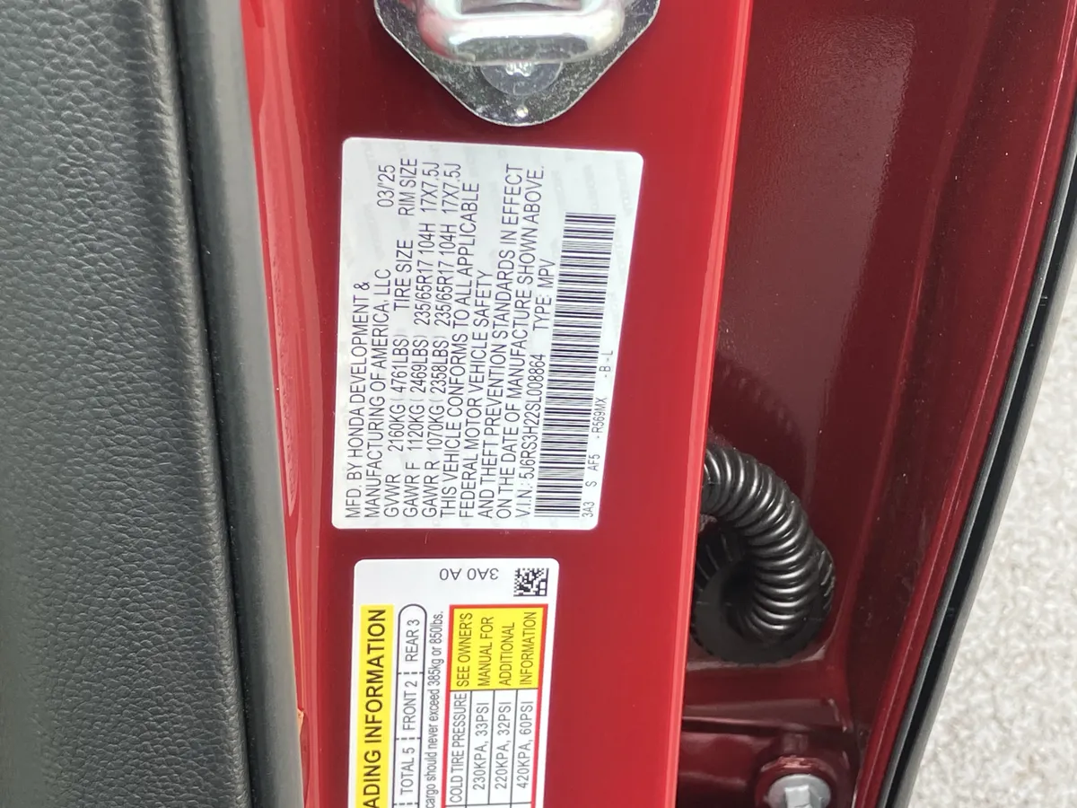 2025 Honda CR-V LX 2WD thumbnail 30