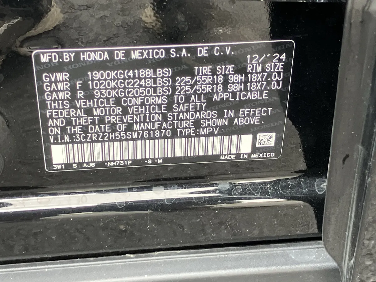 2025 Honda HR-V Sport AWD CVT thumbnail 35