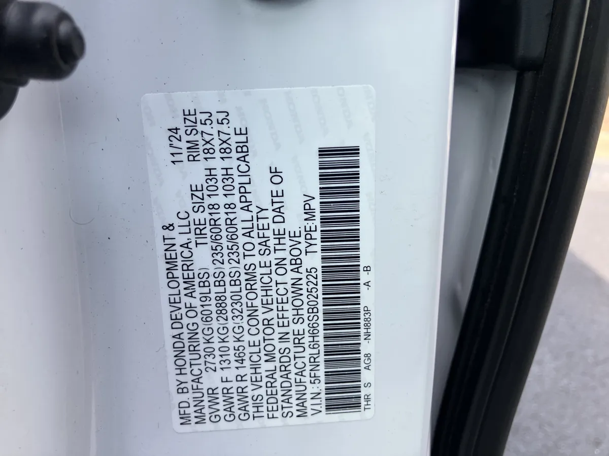 2025 Honda Odyssey EX-L Auto thumbnail 36