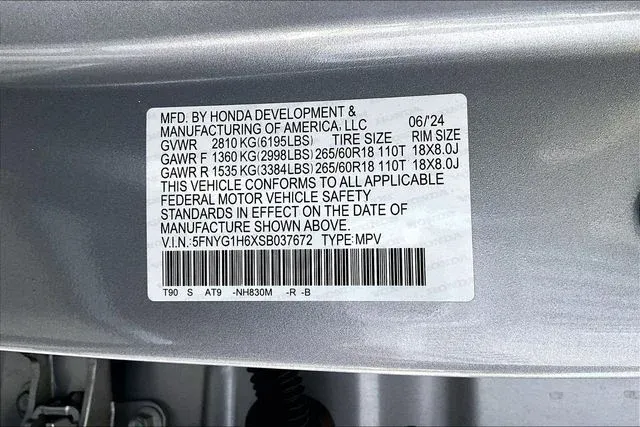 2025 Honda Pilot TrailSport thumbnail 16