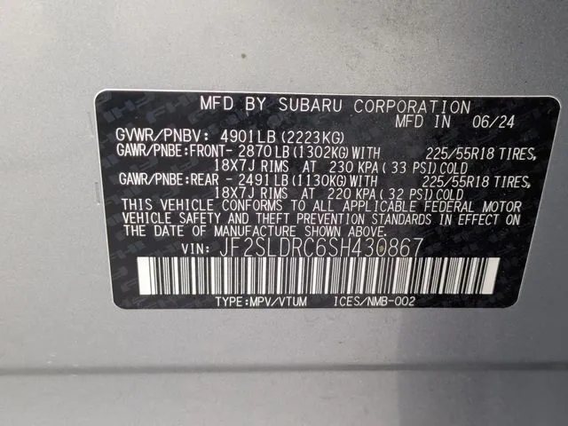 2025 Subaru Forester Limited thumbnail 27