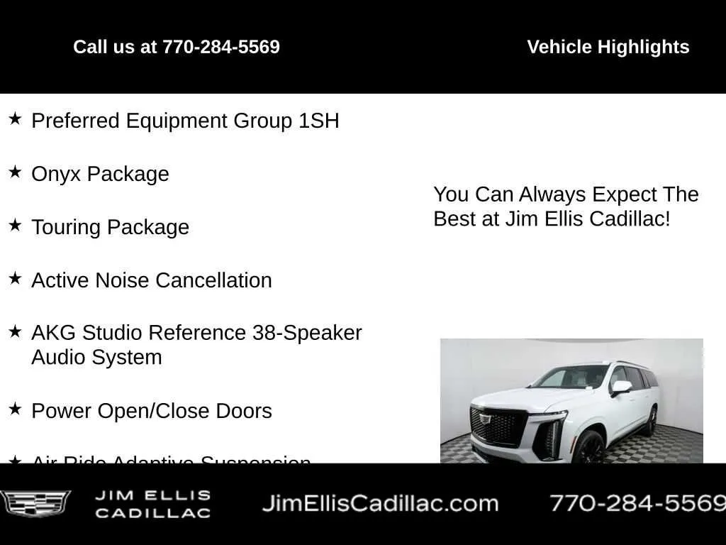 2026 Cadillac Escalade ESV Platinum Sport thumbnail 4