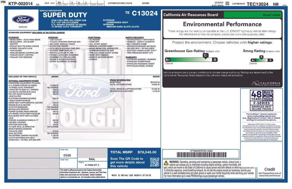 2026 Ford F-350SD XLT thumbnail 25