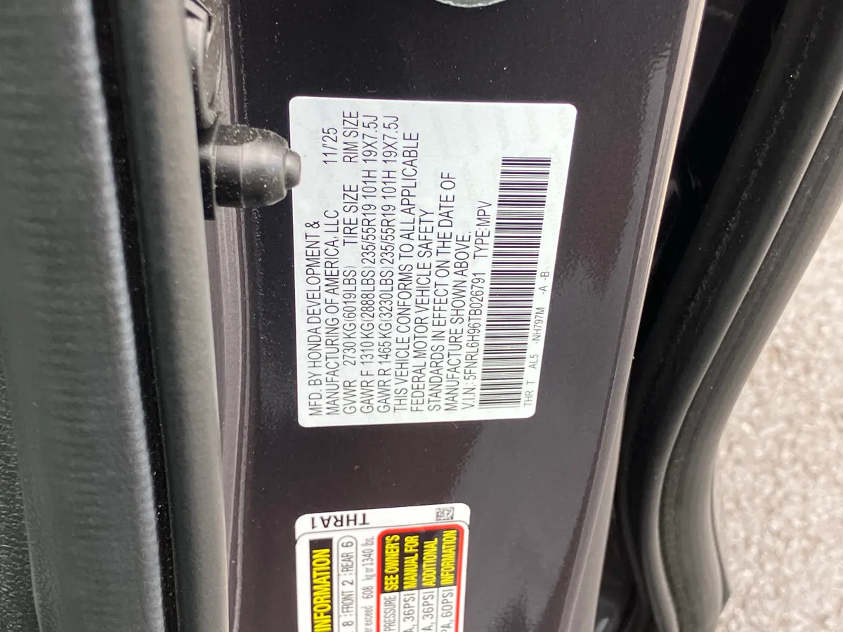 2026 Honda Odyssey Elite Auto thumbnail 42