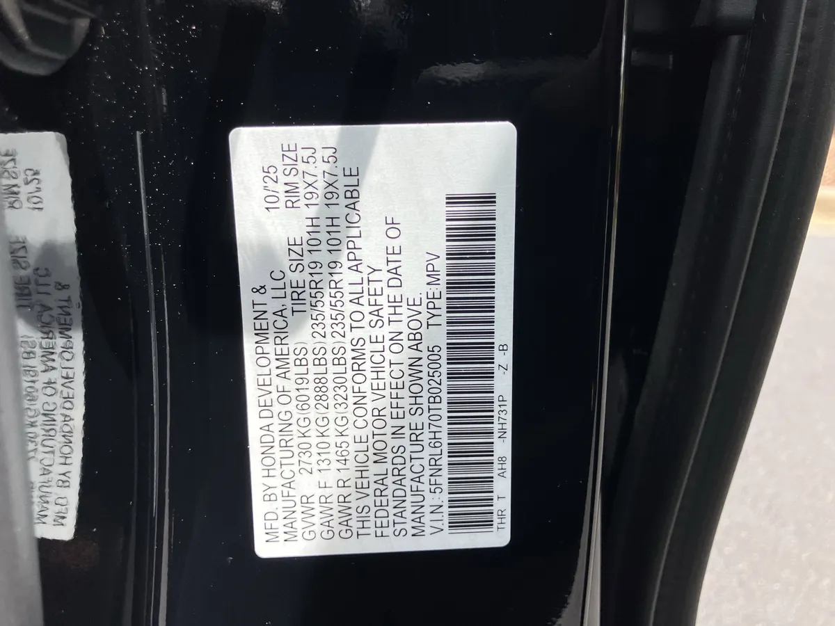 2026 Honda Odyssey Sport-L Auto thumbnail 38