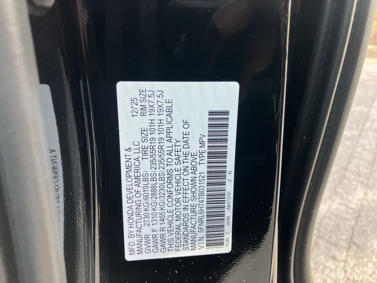 2026 Honda Odyssey Sport-L Auto thumbnail 38