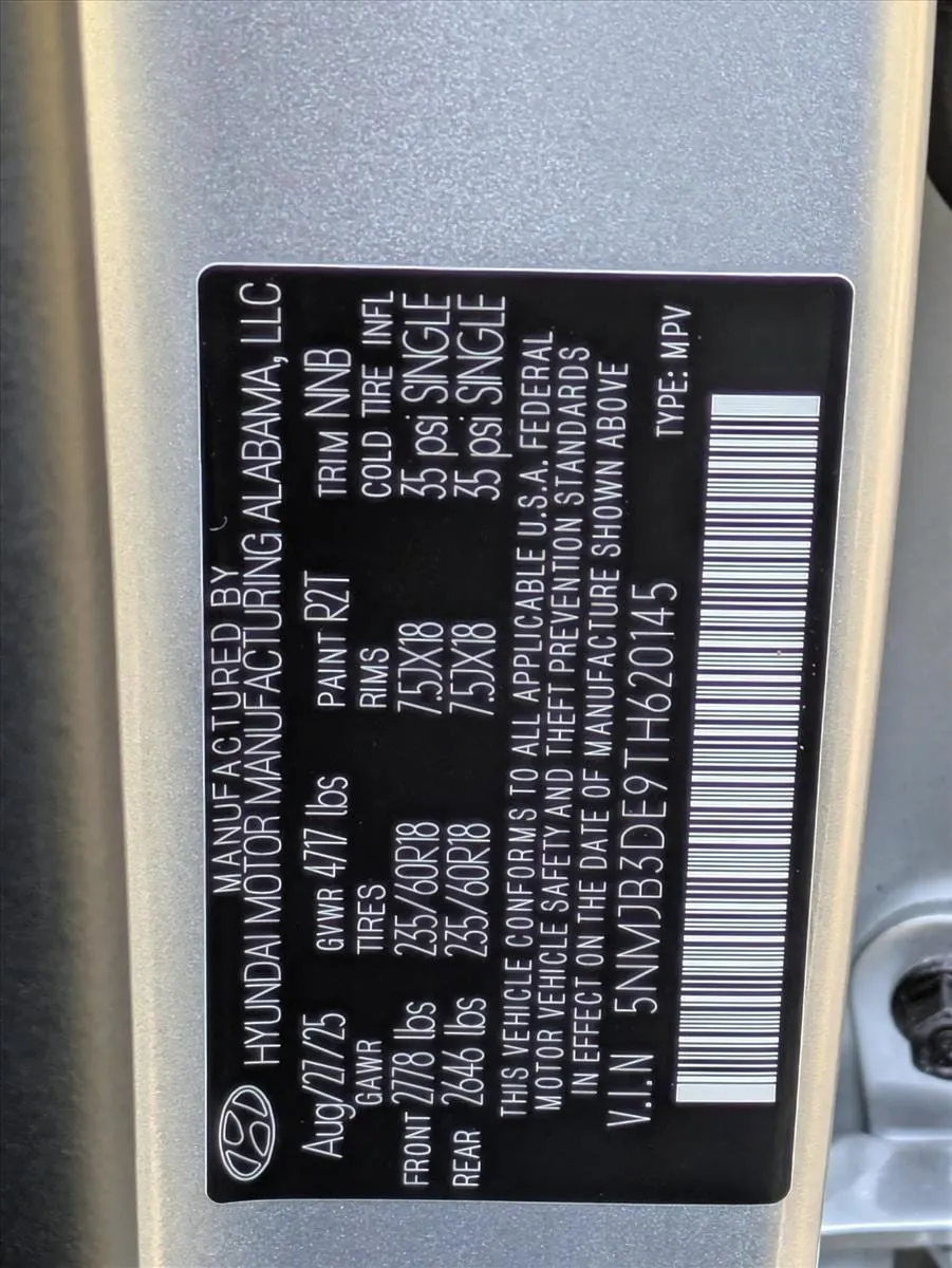 2026 Hyundai Tucson SEL thumbnail 20