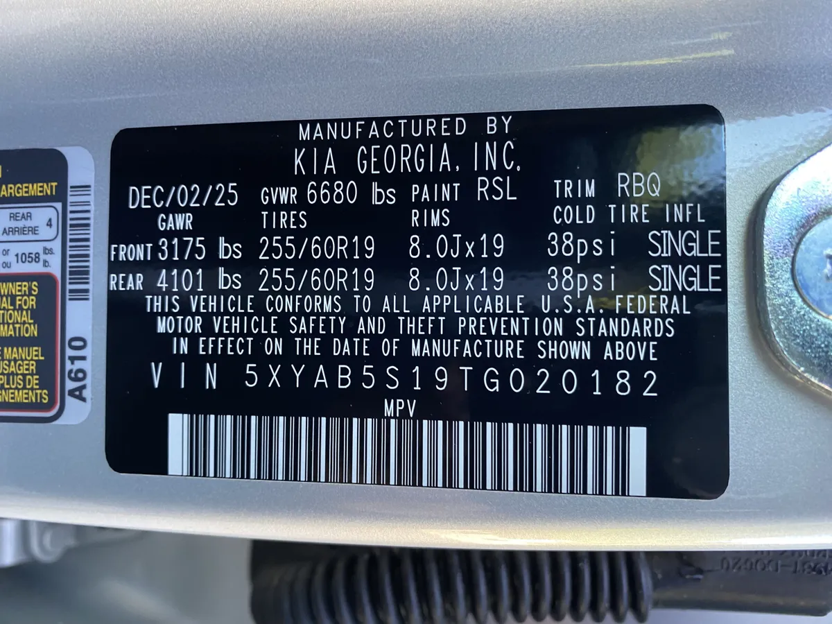 2026 Kia EV9 Light Long Range thumbnail 38